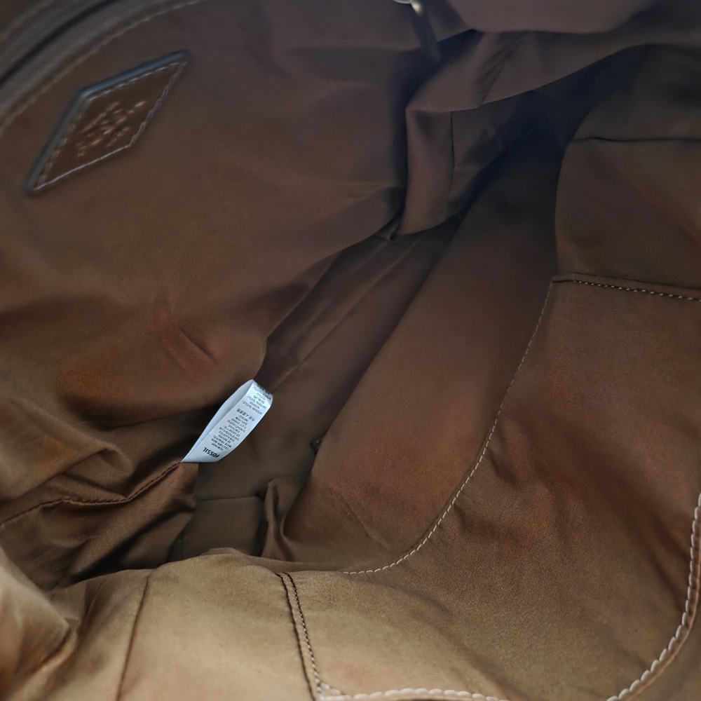 FOSSIL Brown Leather BAG - Picture 4 of 10